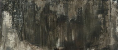 Stille, Mischtechnik auf Leinwand, 60x140cm, 2015